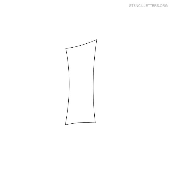 Stencil Letter Japanese I