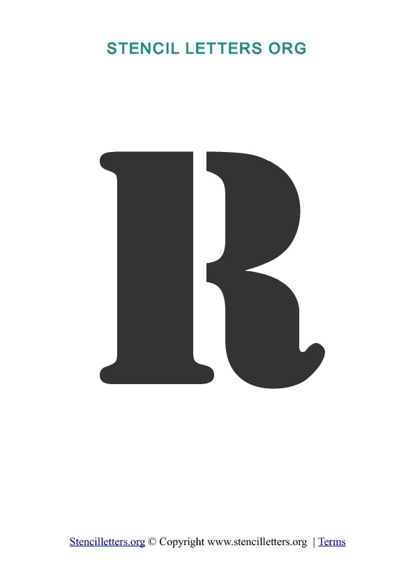PDF Stencil Template R