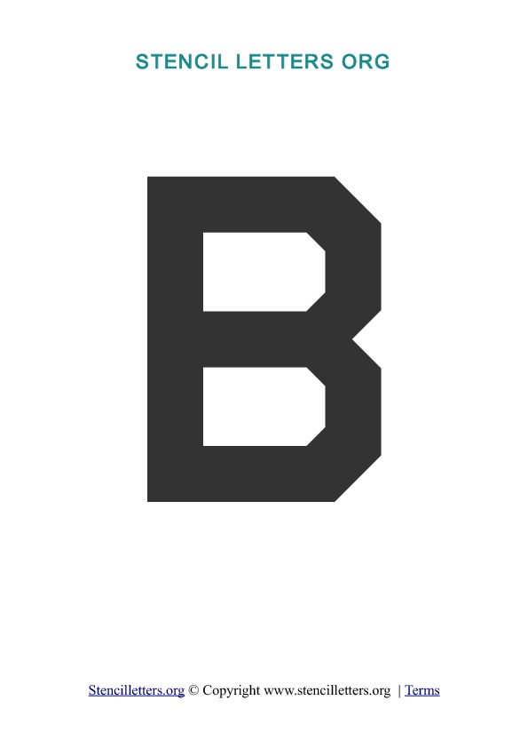 PDF Stencil Template B
