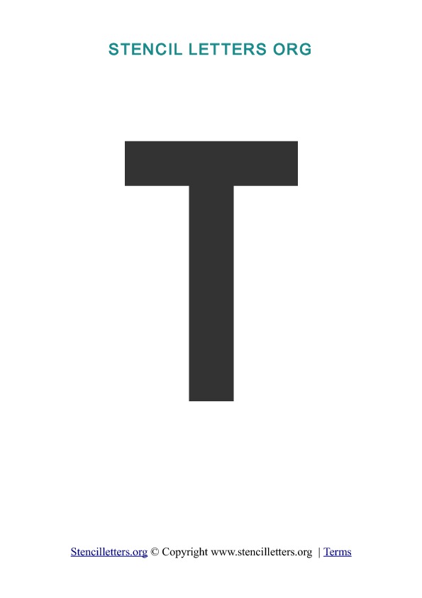 PDF Stencil Template T